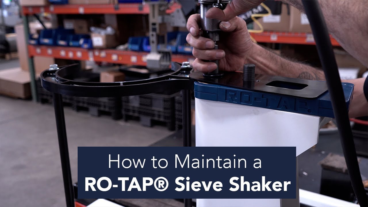 How To Maintain A RO-TAP® Sieve Shaker - YouTube