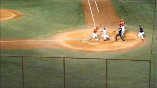 ヤクルト　ギャンブルで本塁突入　相川　決勝タイムリー　2011.10.7