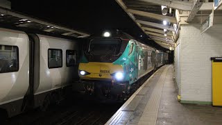 DRS 68006 + 68034 pass Peckham Rye working 6M95 - 16/11/23