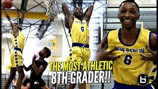 MOST ATHLETIC 8th GRADER?! Devontes Cobbs Has Special Talent!