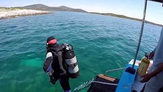 den 20.6. - potápění oblast Dinariči a Kosara v Pakoštane Chorvatsko (Diving from the boat Croatia)