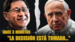 HACE 3 MINUTOS: ¡El Papa Francisco RENUNCIA y el Cardenal Luis Tagle es oficialmente el nuevo Papa!