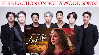 BTS REACTION TO BOLLYWOOD SONGS (Aayi nai) | INDIAN SONGS | HINDI SONGS | Fanmade Reaction