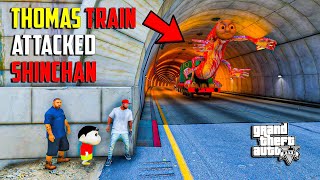 GTA 5 : THOMAS TRAIN Kidnapped FRANKLIN 😨 in Gta 5