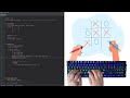 ASMR Programming - Tic Tac Toe Game Coding in Python - no Talking
