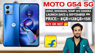 Moto G54 5G Full Review In Hindi | Launch 6 September 🇮🇳 | Price 8GB+128GB=15K | Buy Or Not 🤔 |