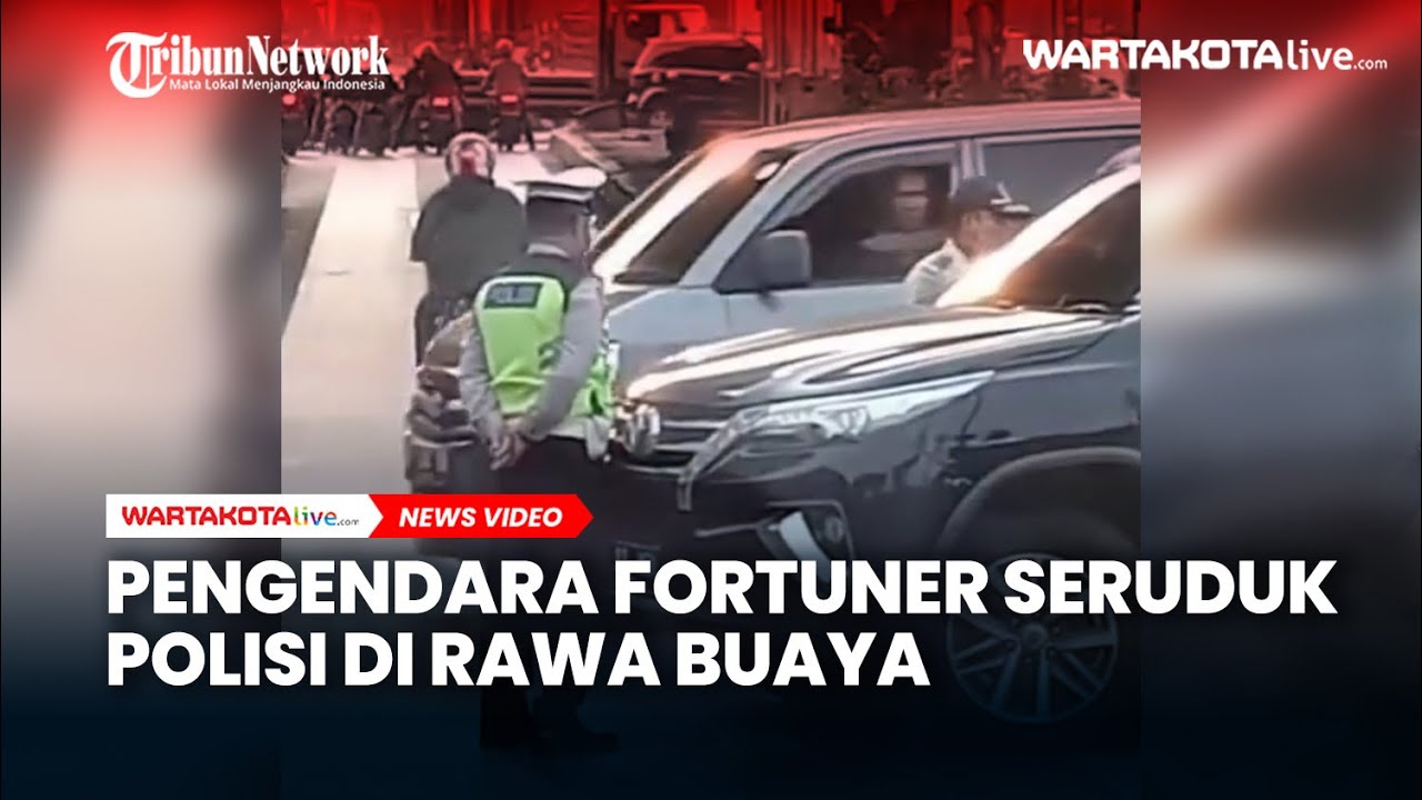 Ditegur Karena Melanggar Lalu Lintas, Pengendara Fortuner Seruduk ...