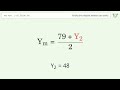 find the midpoint between two points p1 97 79 and p2 96 48 step by step video solution