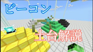 ビーコン 素材解説[マイクラ統合版] [ゆっくり] / Minecraft beacon