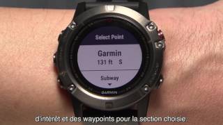 Garmin fenix 5X - Utilisation de la fonction « Autour de moi »