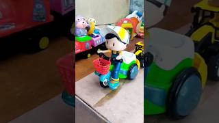 Toy cycling  #papa #cycle #shorts #toys #satisfying #youtubeshorts