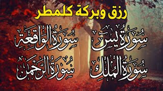 سورة يس + سورة الواقعة + سورة الرحمن + سورة الملك💚 للرزق والأجر والشفاء العاجل باذن الله💚