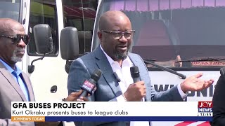 GFA Buses Project: Kurt Okraku presents buses to league clubs