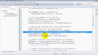 JAVA Tutorials for Beginners 77 Arrays class methods and System arraycopy