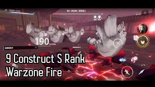 PUNISHING GRAY RAVEN - 9 Construct S Rank in the fire warzone gameplay