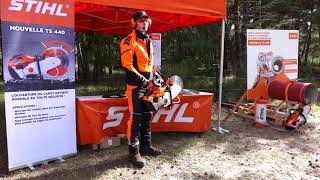 ANDREAS STIHL S.A.S. : Découpeuse Thermique Pro TS 440, démonstration revendeurs Stihl Tour 2017