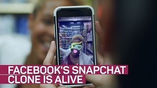 Facebook clones Snapchat again (CNET News)