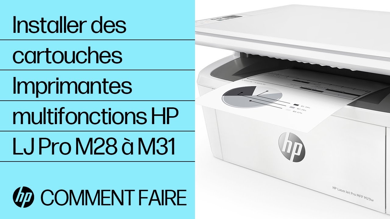 Installer Des Cartouches | Imprimantes Multifonctions HP LaserJet Pro ...