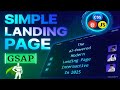 How to Create an Animated Landing Page Design with HTML & CSS | GSAP & Canvas 3D Particles Effects