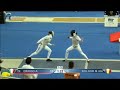 fencing europeans zagreb 2013 arianna errigo vs maria boldor 15 2 scrima