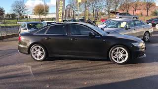 2012 Metallic Havanna black Audi A6 Saloon 3.0 TDI S line Multitronic 4dr