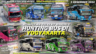 HEBOH‼️KUMPULAN BUS TELOLET TERBARU DI JOGJA 🤩💃 BANYAK ARTIS BUS!! FULL BASURI CORONG ATAS🥳🤯