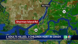 2 killed, 3 children among those injured in Sacramento County crash, CHP says