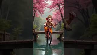 Cute bappa riding bicycle 05-2/s1 #cute #bappa #ganesh #ganpati #ganpatibappa #ganpati #trending