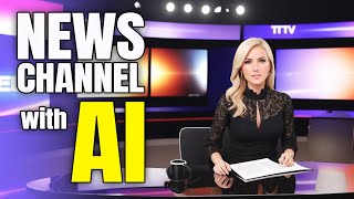 How To Create A News Channel With FREE AI Tools | AI News Video Generator