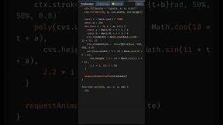 Create Infinite Loop Animation with HTML Canvas | HTML5 Canvas Tutorial #shorts #coding #JavaScript
