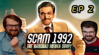 Foreigners REACT to Scam 1992 | Episode 2 | Pratik Gandhi | Shreya Dhanwanthary