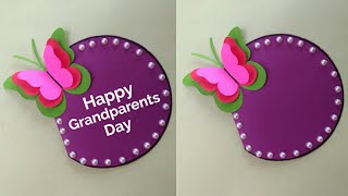 Grandparents day card making handmade l Easy and beautiful card for grandparents day