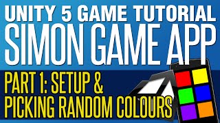 Mobile Simon Game Tutorial #1 - Setup & Selecting Random Colours