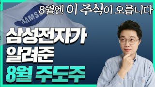 "8월엔 이 주식이 오릅니다" 삼성전자가 알려준 8월 '주도주'