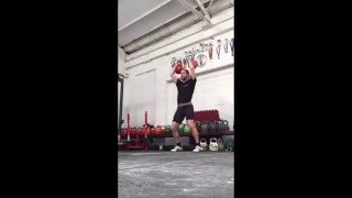 Jerk 2x28kg 7 mins 96 reps