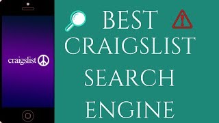 Best Craigslist App for iPhone (SEARCH ENGINE FOR ALL CITIES and NOTIFICATIONS)