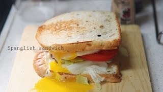 [SUB] 스팽글리쉬 샌드위치 만들기 :영화요리: How to make Spanglish sandwich - The World's Greatest Sandwich