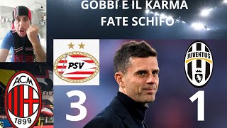 Gobbi è il Karma. Fate schifo (PS -Juventus 3-1)