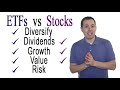 stocks vs etfs what s a better investment investing for beginners