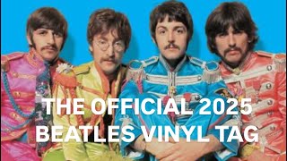 VINYL COMMUNITY. THE OFFICIAL 2025 BEATLES VINYL TAG