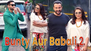 Bunty Aur Babali 2 Starcast Rani Mukerji, Saif Ali Khan Aur Siddhant Ne Media Ke Saath Ki Dhamaal