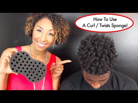 How To Use A Curl / Twists Sponge, Tutorial For Long Natural Hair | BiancaReneeToday How To Use A Curl / Twists Sponge, Tutorial For Long Natural Hair | BiancaReneeToday