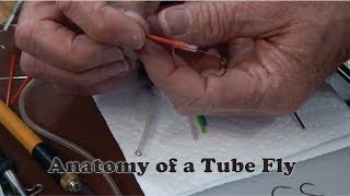 Anatomy of  tube flies with common materials