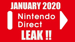 January 2020 Nintendo Direct Leak And Speculation
