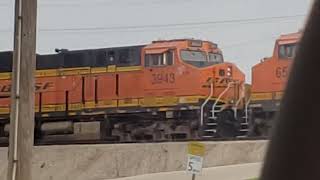 BNSF 9039, 6598 \u0026 3943 Engines