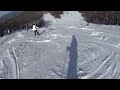 blue mountain collingwood double black diamond ski runs ontario canada