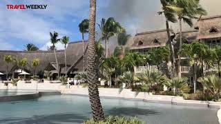 Fire at Lux Belle Mare hotel in Mauritius