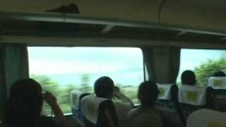 台灣鐵路管理局20090523台鐵郵輪式列車  頭城段慢行遠眺龜山島