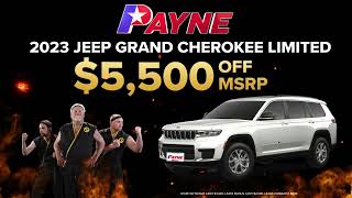 Get $5,500 Off MSRP One A 2023 Jeep Grand Cherokee Limited | Payne Edinburg CDJR | Edinburg, Texas