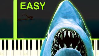 JAWS THEME - EASY Piano Tutorial